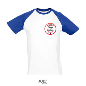 T-Shirt Homme «Hugo l’épicier» – Bleu