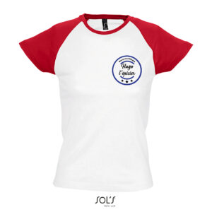 T-Shirt Femme «Hugo l’épicier» – Rouge